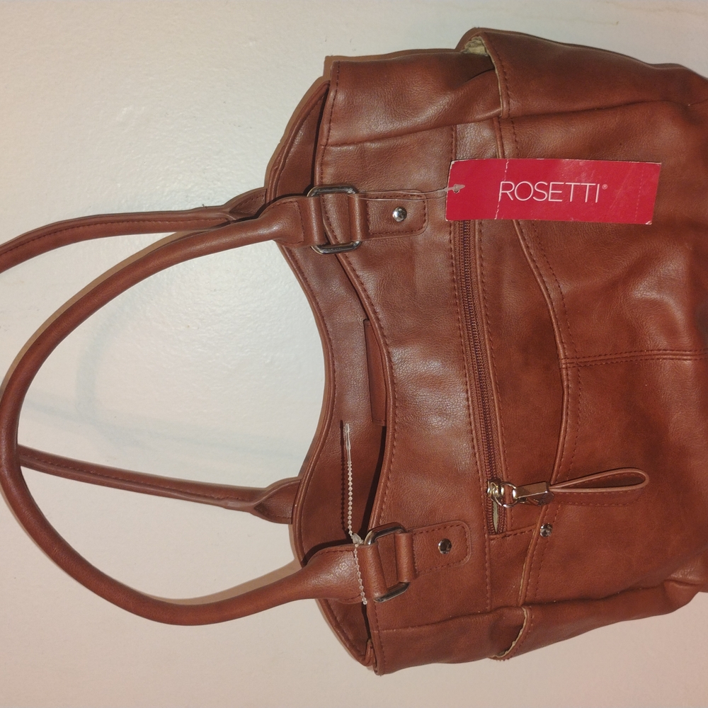 Rosetti Brown Leather Tote Bag